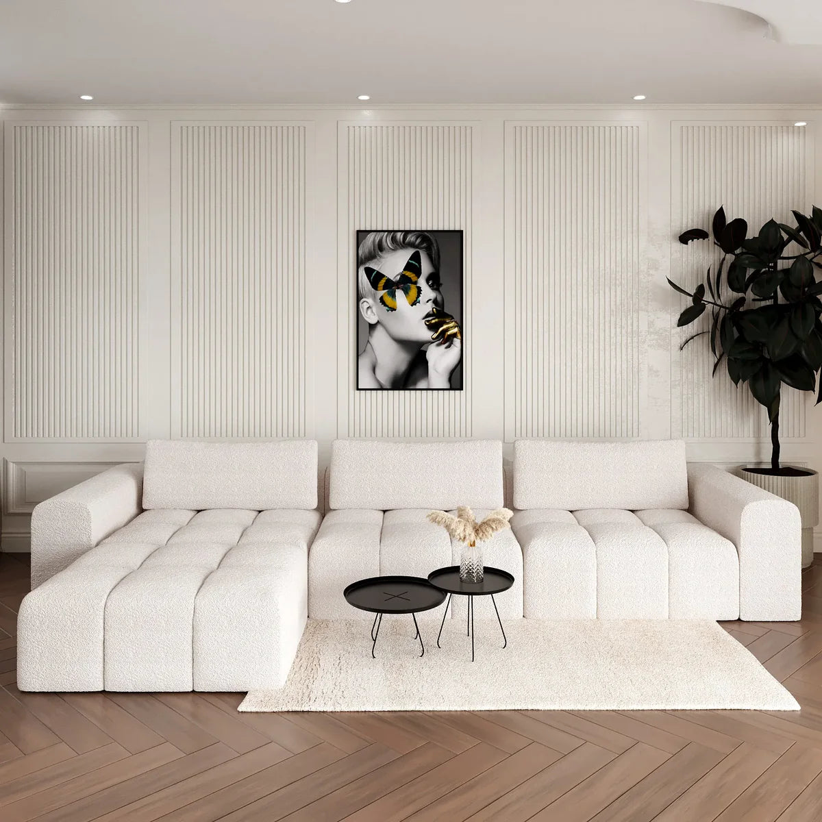 Canapé modulable Comora (4 places)