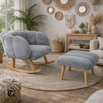 Le Fauteuil Crapaud Lounging (Style Coquillage)