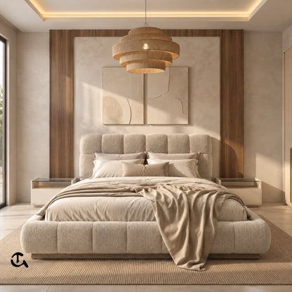Douceur de Vie  
Description: Confort absolu.
Élégance Nuptiale
Description: Design moderne et raffiné.
Cocon Beige
Description: Espace nuit apaisant.