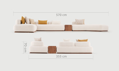 "L’Horizon Noyer"salon
