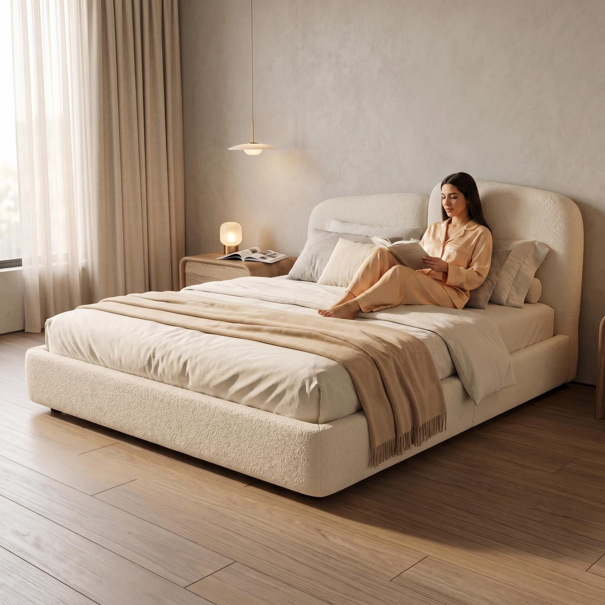 "L'Écrin Crémeux"
Une chambre moderne et lumineuse avec une vue panoramique.