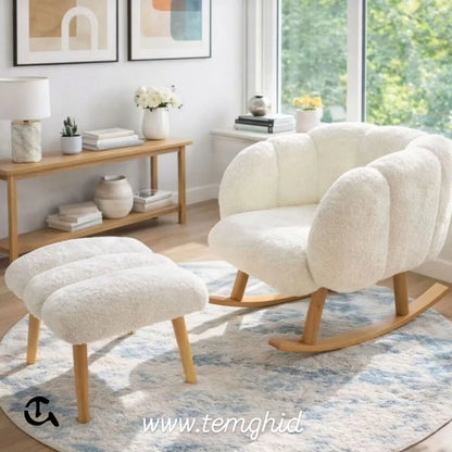 Le Fauteuil Crapaud Lounging (Style Coquillage)