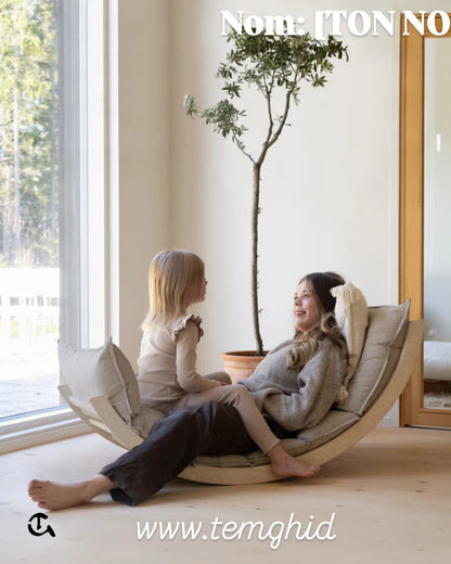 1. Nom du Produit (
Chaise à Bascule Design ( 
Transat à Bascule Incurvé