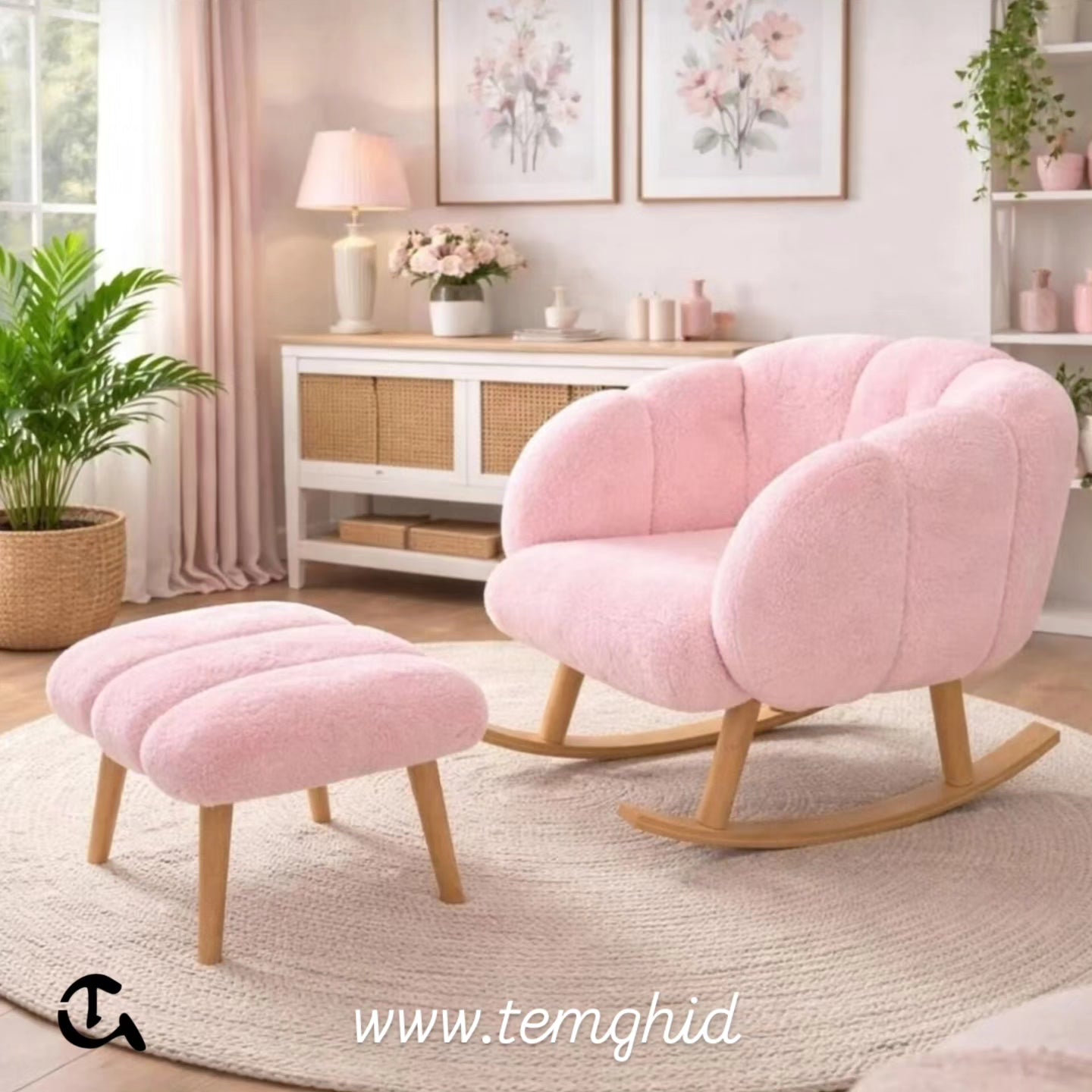 Le Fauteuil Crapaud Lounging (Style Coquillage)