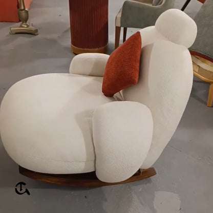 Fauteuil à bascule rembourré - Le confort absolu ✨🛋️